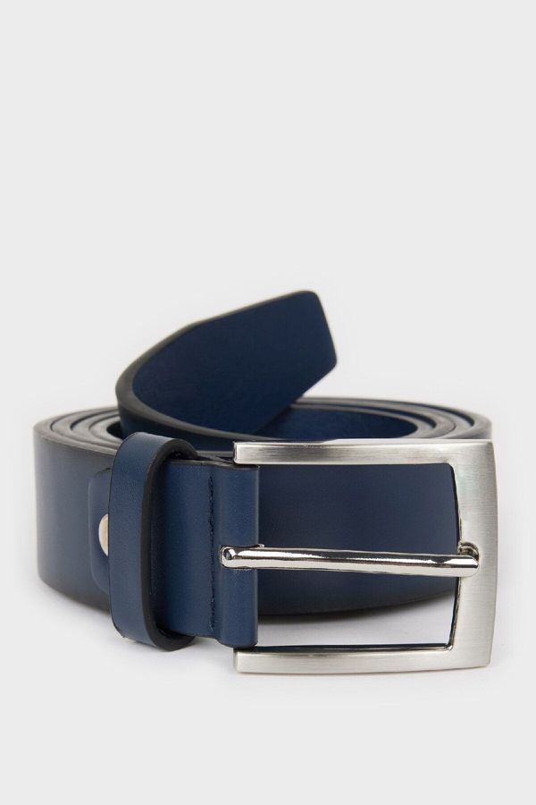 DEFACTO DEFACTO Men's Faux Leather Casual Belt