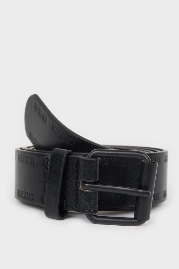 DEFACTO DEFACTO Men's Faux Leather Jean Belt