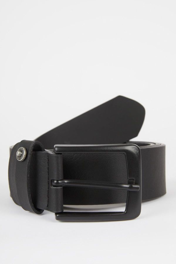 DEFACTO DEFACTO Men's Faux Leather Jean Belt