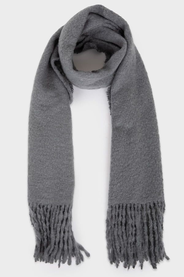 DEFACTO DEFACTO Men's Label Detailed Woven Scarf