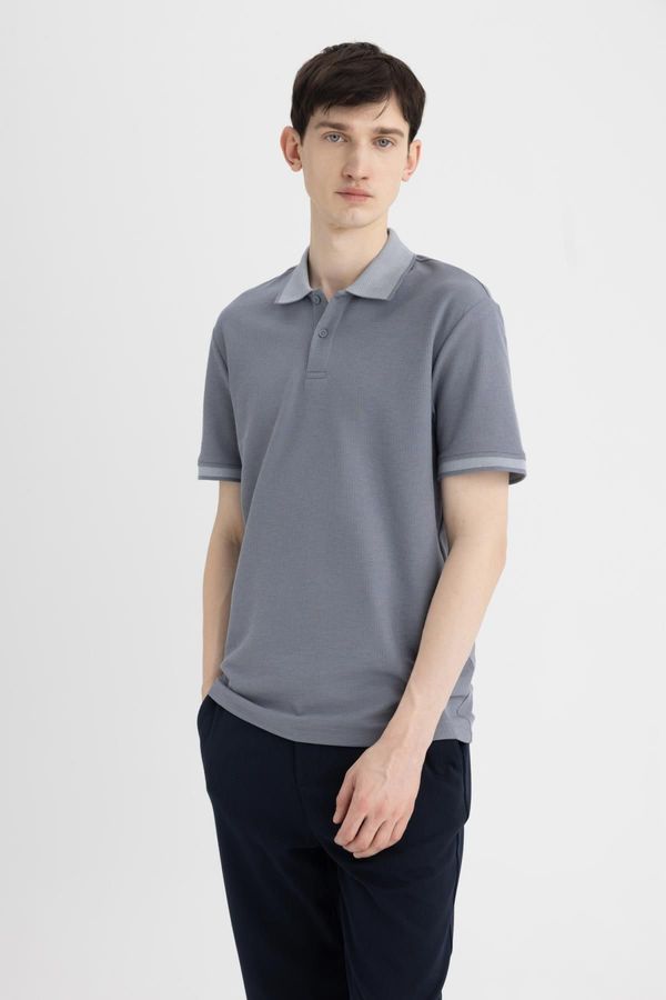 DEFACTO DEFACTO New Regular Fit Short Sleeve Basic Plain Polo Shirt