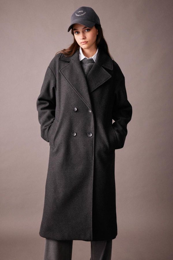 DEFACTO DEFACTO Oversize Fit Cachet Coat