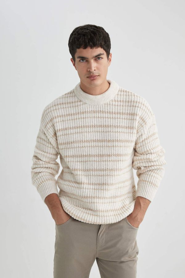 DEFACTO DEFACTO Oversize Fit Crew Neck Knitwear Pullover