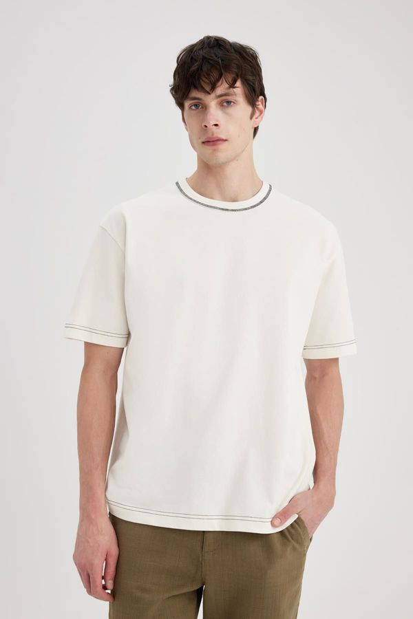 DEFACTO DEFACTO Oversize Fit Crew Neck Short Sleeve T-Shirt