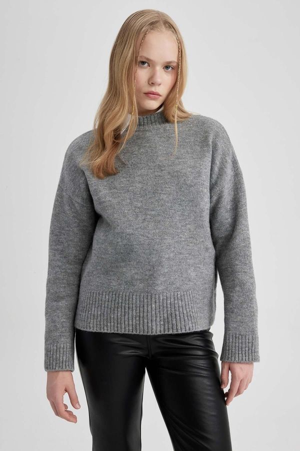 DEFACTO DEFACTO Oversize Fit Half Turtleneck Sweater