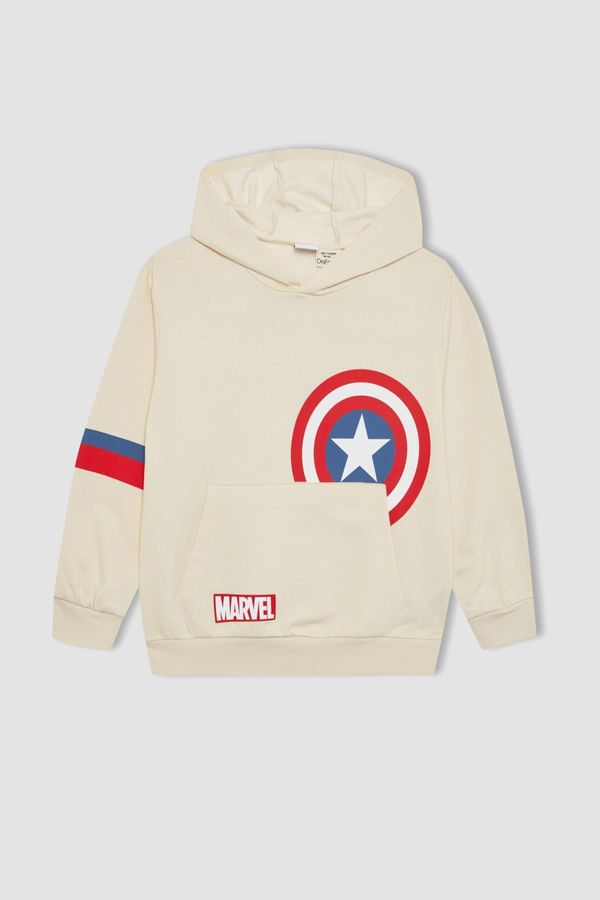 DEFACTO DEFACTO Oversized Marvel Avengers Hooded Sweatshirt