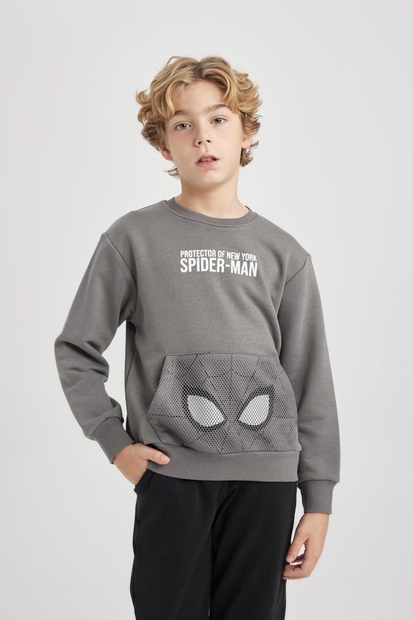 DEFACTO DEFACTO Oversized Marvel Spiderman Crew Neck Sweatshirt