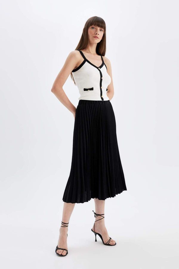 DEFACTO DEFACTO Pleated Aerobin Midi Skirt