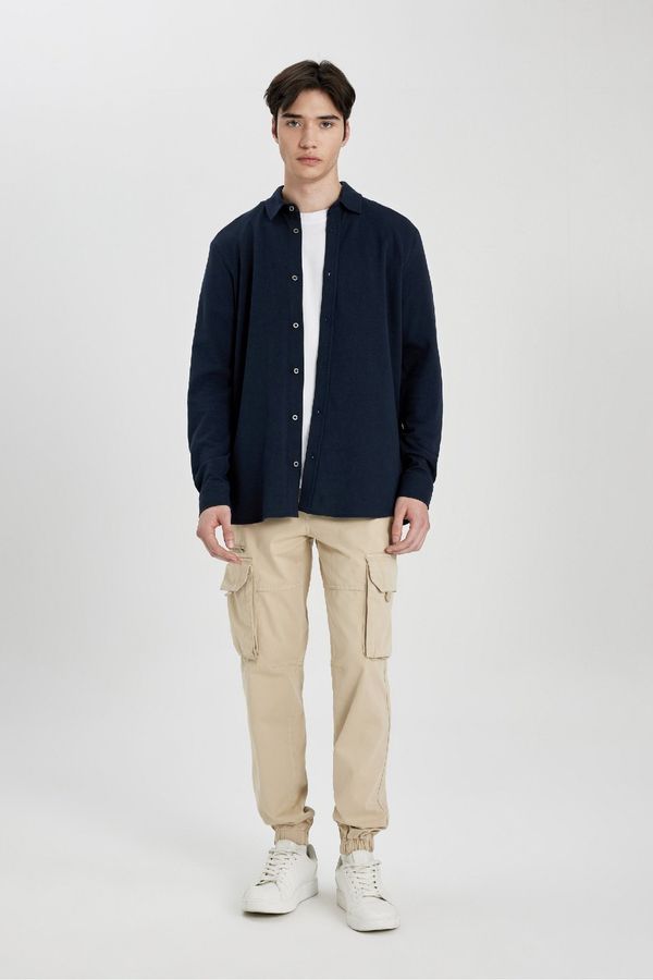 DEFACTO DEFACTO Regular Cargo Jogger With Cargo Pocket Gabardine Trousers