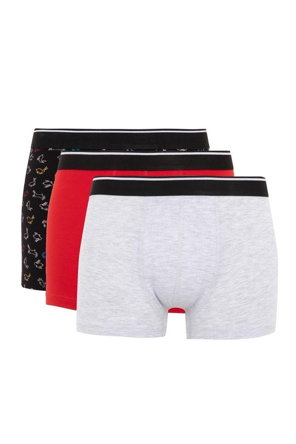 DEFACTO DEFACTO Regular Fit 3-Pack Boxer