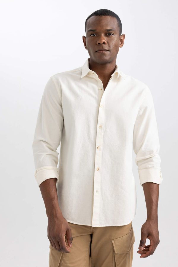 DEFACTO DEFACTO Regular Fit Cotton Long Sleeve Shirt