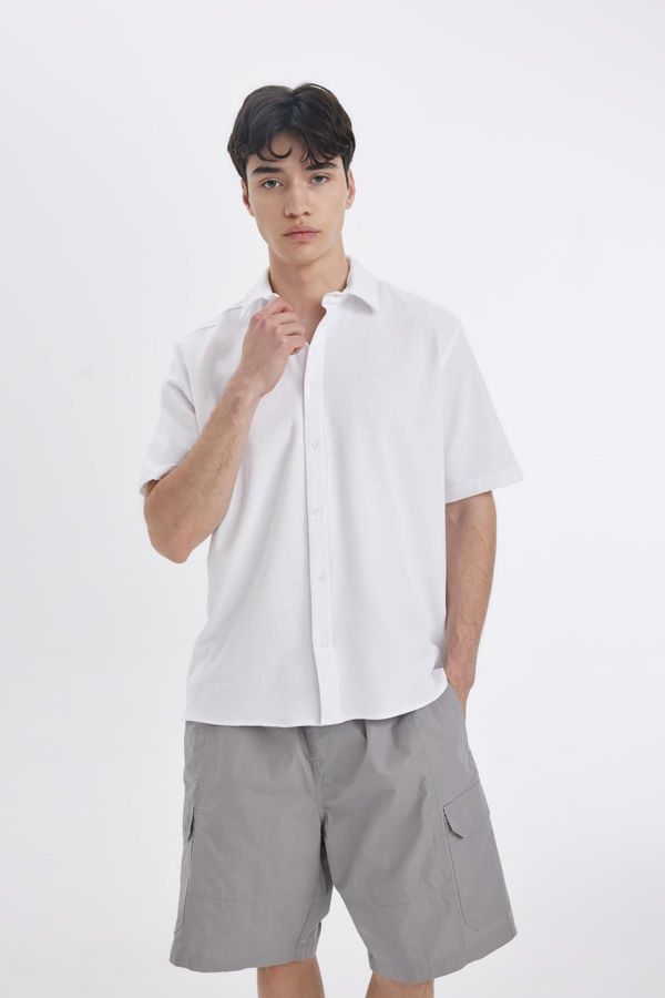 DEFACTO DEFACTO Regular Fit Cotton Short Sleeve Shirt