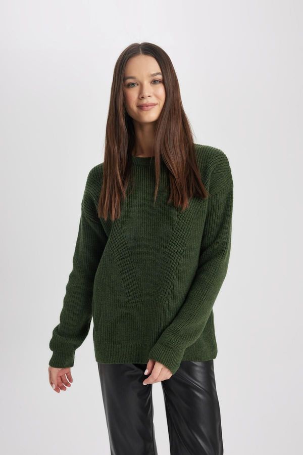 DEFACTO DEFACTO Regular Fit Crew Neck Basic Knitwear Sweater