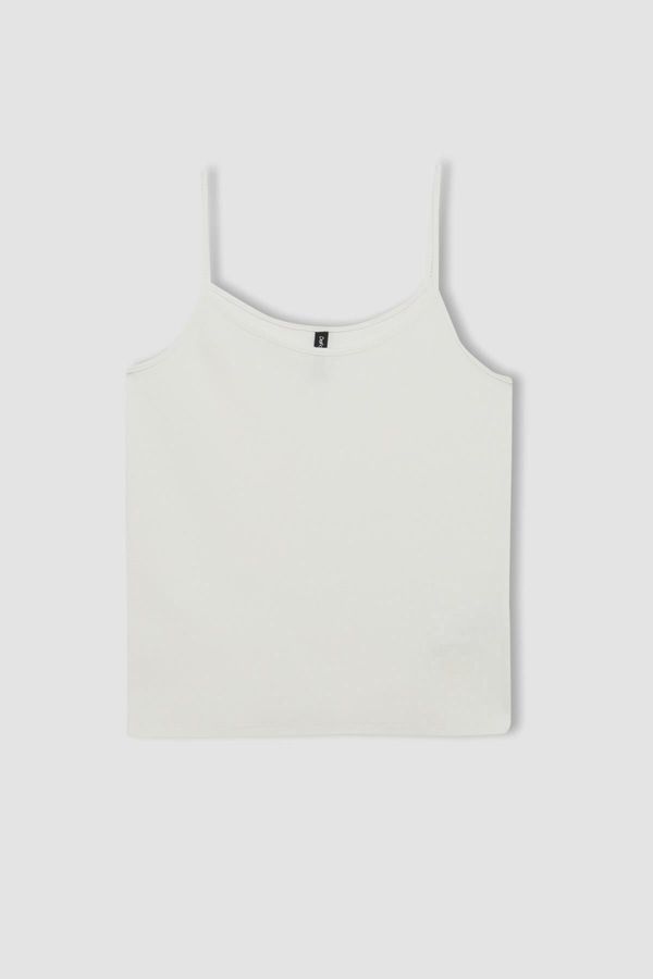 DEFACTO DEFACTO Regular Fit Crew Neck Ribbed Camisole Athlete