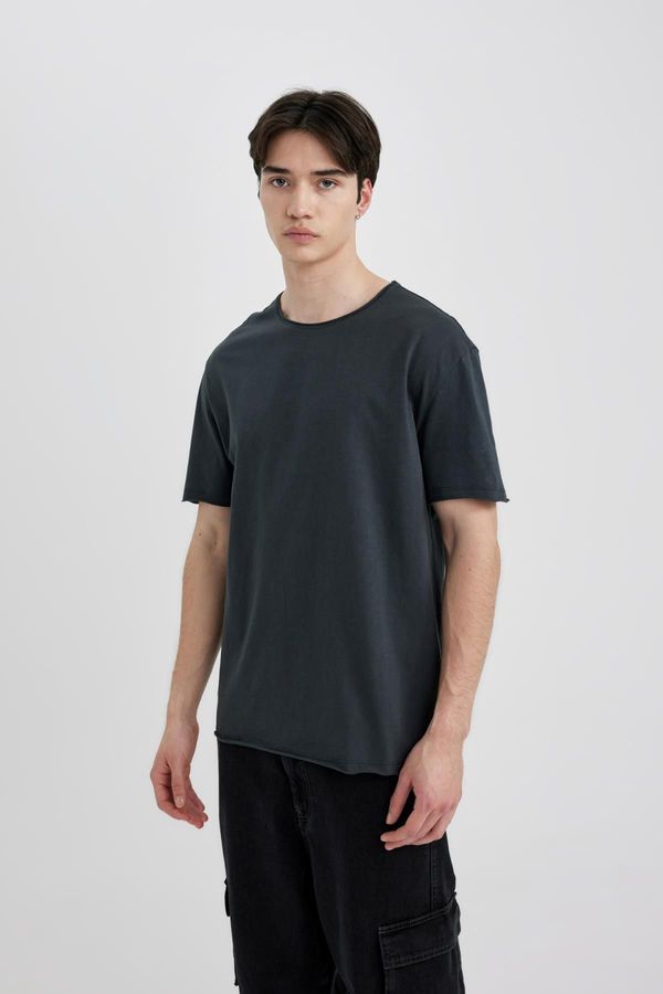 DEFACTO DEFACTO Regular Fit Crew Neck Short Sleeve Basic T-Shirt