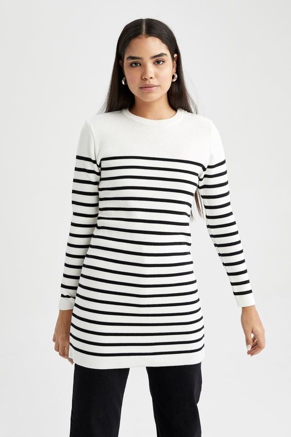 DEFACTO DEFACTO Regular Fit Crew Neck Tunic