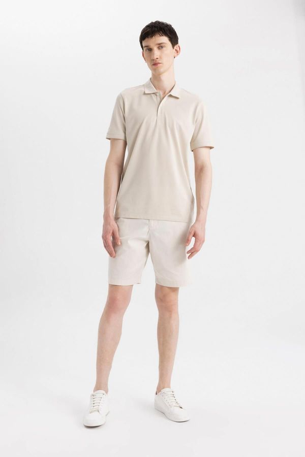 DEFACTO DEFACTO Regular Fit Gabardine Bermuda Shorts