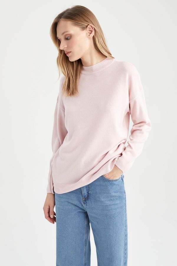 DEFACTO DEFACTO Regular Fit Half Turtleneck Tunic