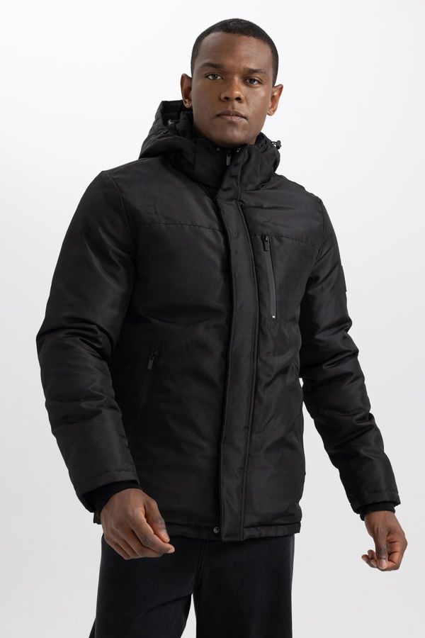 DEFACTO DEFACTO Regular Fit Hooded Coat