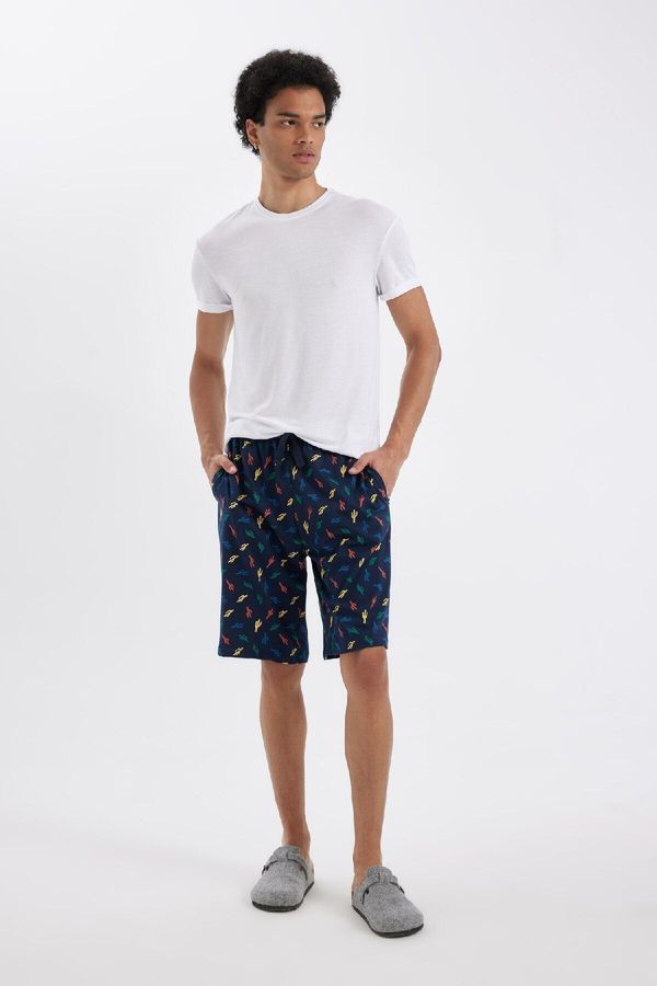 DEFACTO DEFACTO Regular Fit Pocketed Shorts Pajama Bottoms