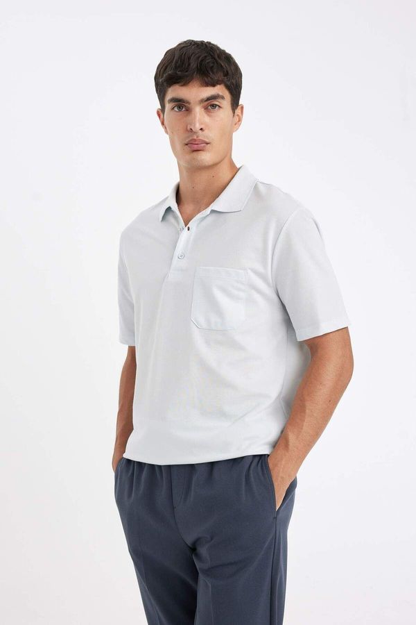 DEFACTO DEFACTO Regular Fit Short Sleeve Pique Polo Shirt