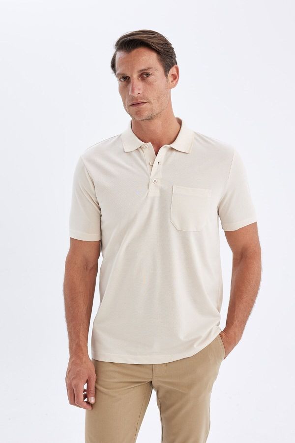 DEFACTO DEFACTO Regular Fit Short Sleeve Pique Polo Shirt X7133az24sm