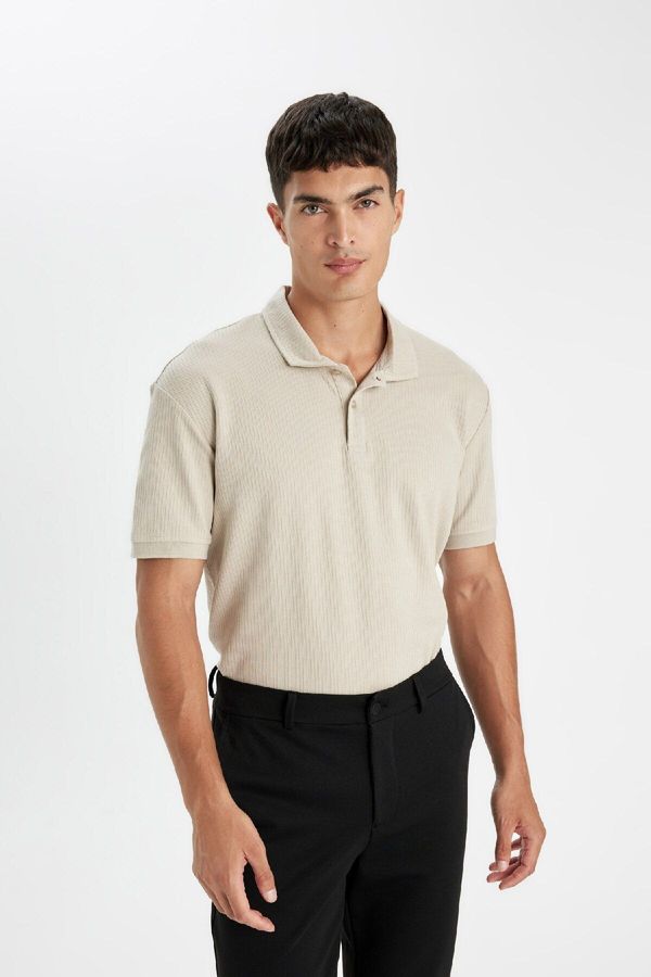 DEFACTO DEFACTO Regular Fit Short Sleeve Polo Shirt