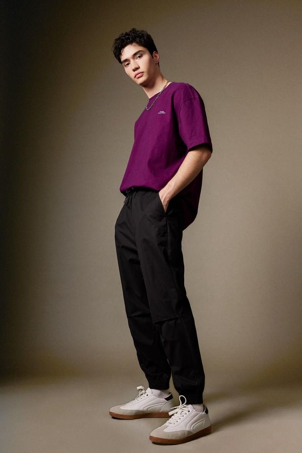 DEFACTO DEFACTO Regular Jogger Straight Leg Gabardine Trousers