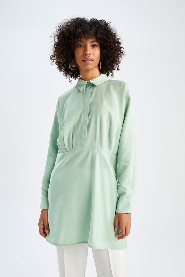 DEFACTO DEFACTO Relax Fit Basic Long Sleeve Shirt Tunic