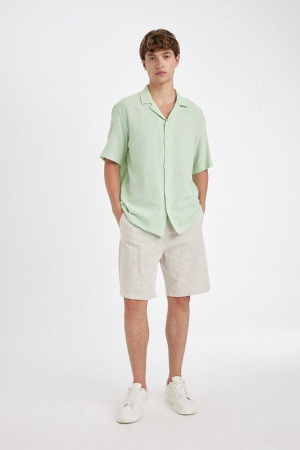 DEFACTO DEFACTO Relax Fit Cotton Bermuda Shorts