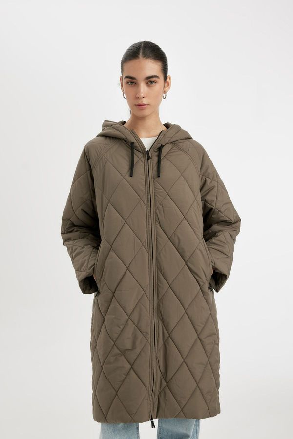 DEFACTO DEFACTO Relax Fit Hooded Thin Parka