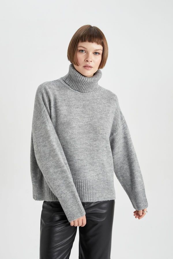 DEFACTO DEFACTO Relax Fit Turtleneck Sweater