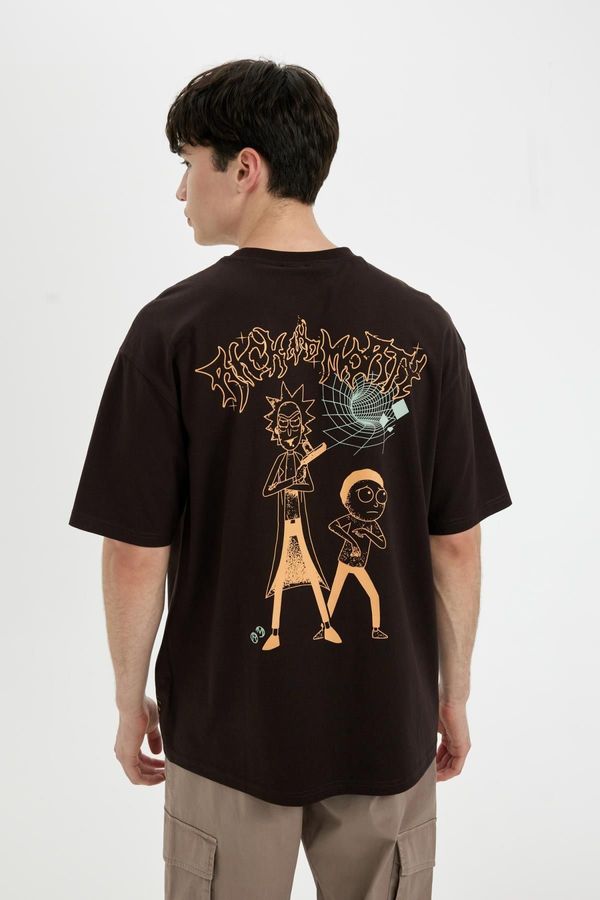 DEFACTO DEFACTO Rick And Morty Comfort Fit Crew Neck Short Sleeve T-Shirt