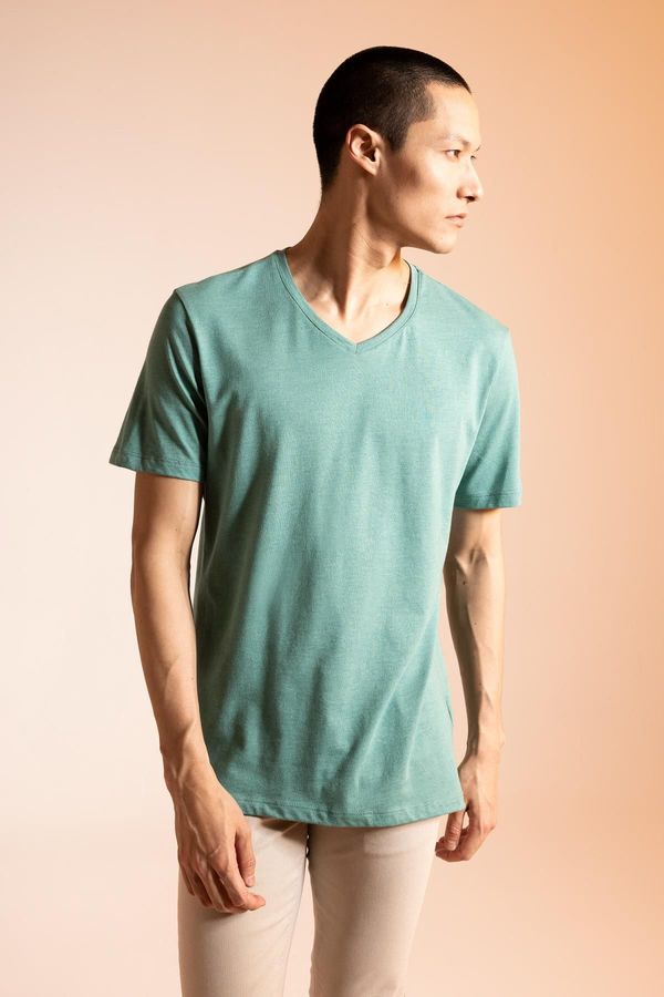 DEFACTO DEFACTO Slim Fit Cotton Combed T-Shirt