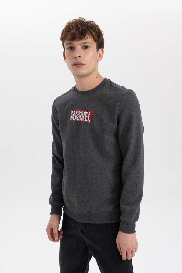 DEFACTO DEFACTO Slim Fit Licensed by Marvel Long Sleeve Sweatshirt