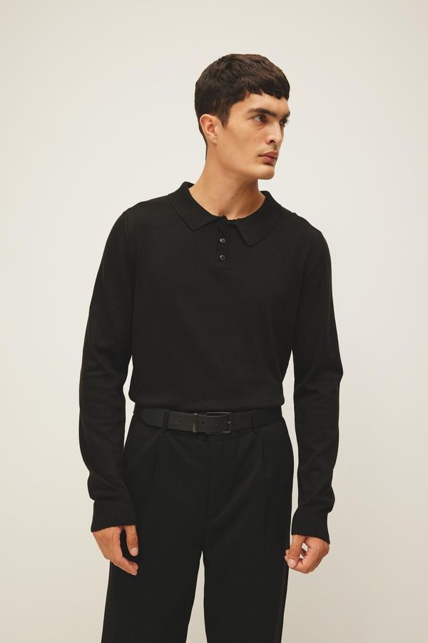 DEFACTO DEFACTO Slim Fit Polo Neck Sweater