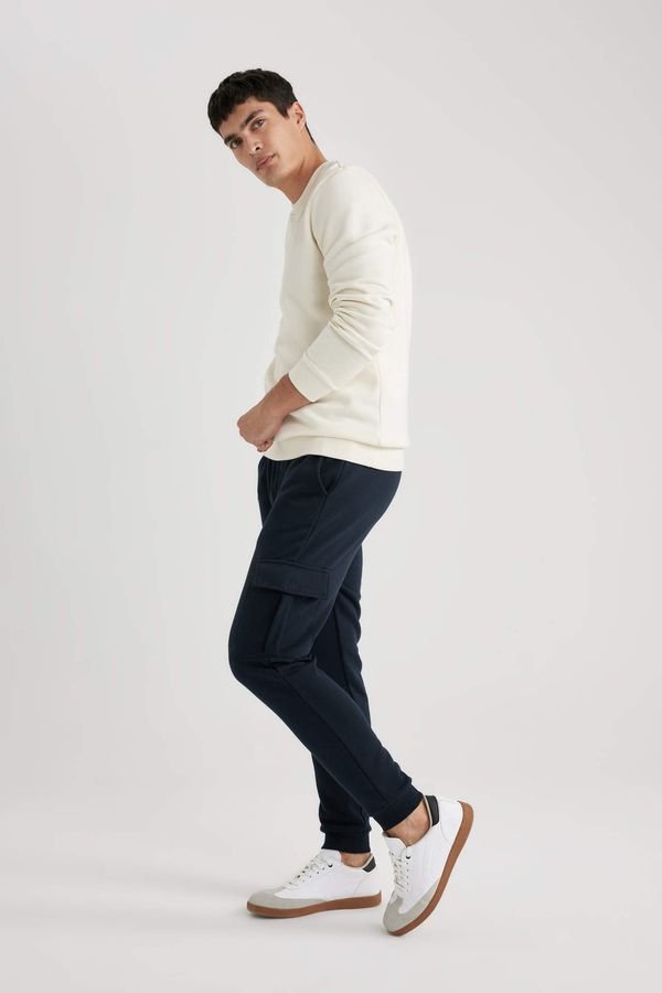 DEFACTO DEFACTO Slim Fit Rib Hem With Cargo Pocket Sweatpants