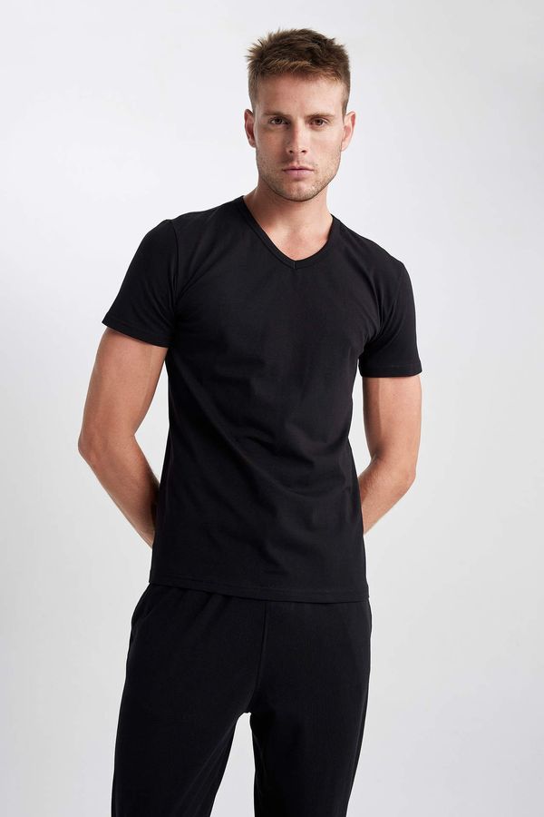 DEFACTO DEFACTO Slim Fit Short Sleeve Knitted Tops