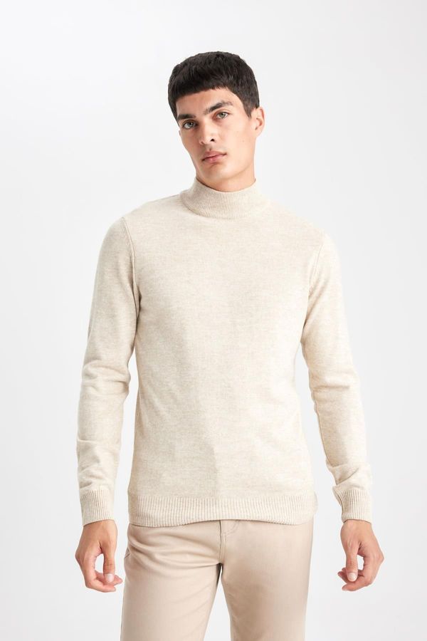 DEFACTO DEFACTO Slim Fit Turtleneck Knitwear Sweater