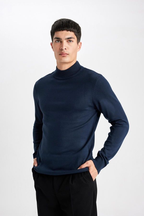 DEFACTO DEFACTO Slim Fit Turtleneck Knitwear Sweater