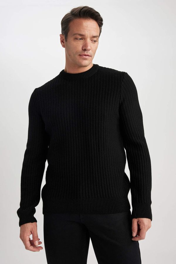 DEFACTO DEFACTO Standard Fit Crew Neck Knitwear Pullover