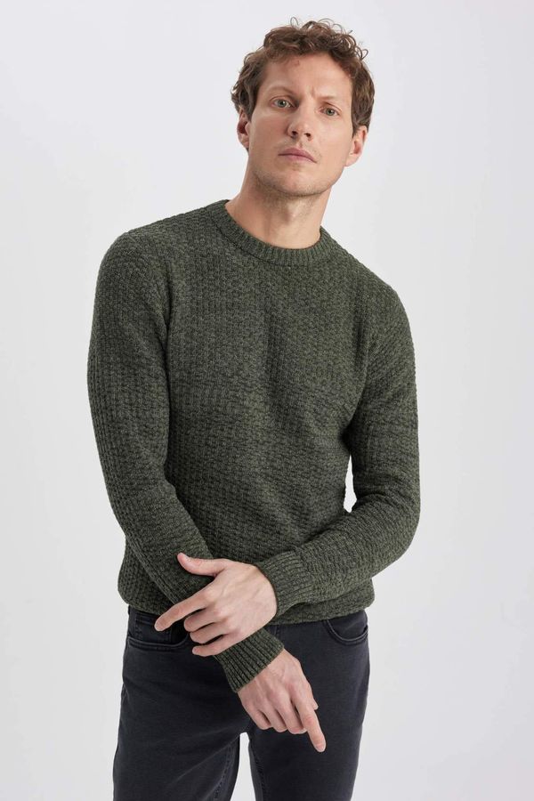 DEFACTO DEFACTO Standard Fit Crew Neck Knitwear Pullover