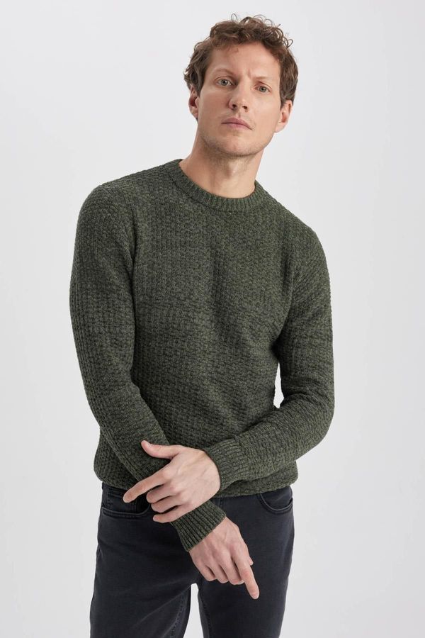 DEFACTO DEFACTO Standard Fit Crew Neck Knitwear Sweater