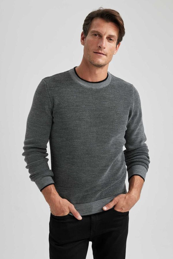 DEFACTO DEFACTO Standard Fit Crew Neck Sweater