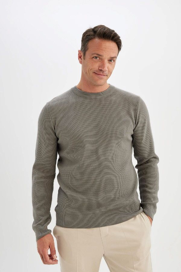 DEFACTO DEFACTO Standard Fit Crew Neck Sweater