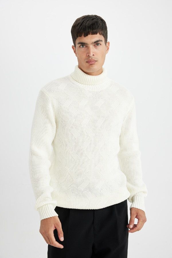 DEFACTO DEFACTO Standard Fit Turtleneck Sweater