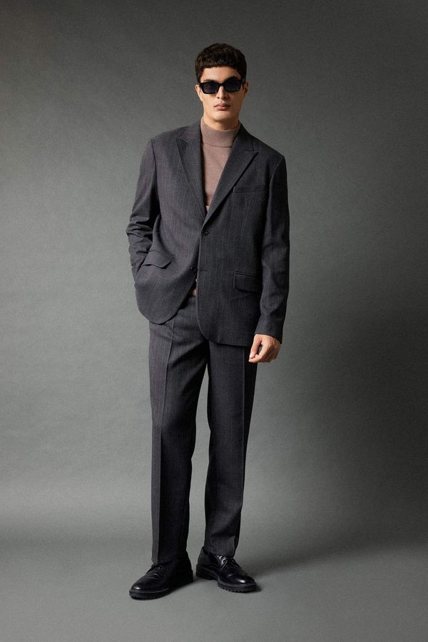 DEFACTO DEFACTO Straight Fit Normal Waist Stretchable Trousers