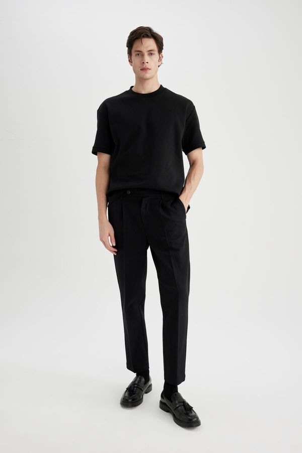 DEFACTO DEFACTO Twill Pants Tailored Regular Fit Straight Leg