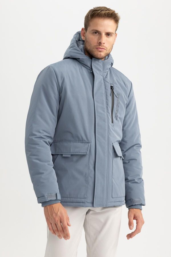 DEFACTO DEFACTO Water Repellent Regular Fit Hooded Coat