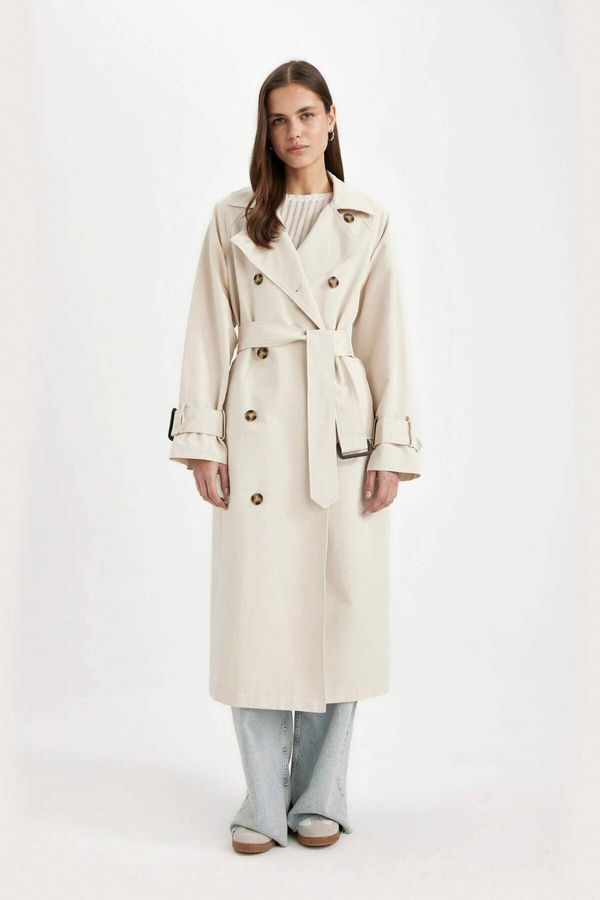 DEFACTO DEFACTO Waterproof Regular Fit Trench Coat